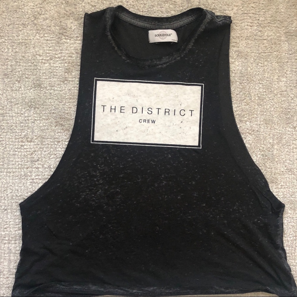 SoulCycle black Washington DC tank top